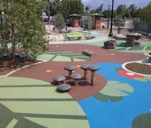 PlayBound Poured-in-Place playground surfacing.