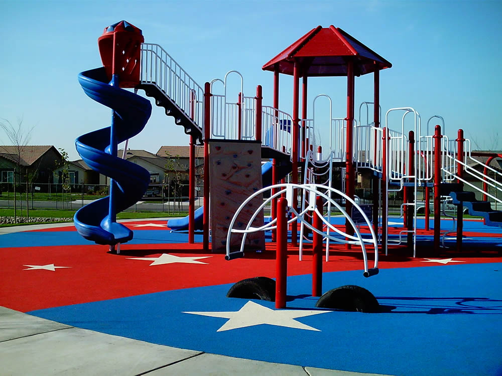 zien Markeer Krijt PlayBound Poured-in-Place Rubber Playground Surface | Surface America