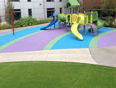 PlayBound Poured-in-Place playground surface.