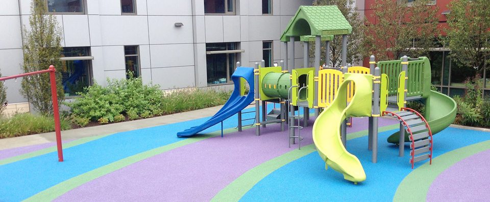 PlayBound Poured-in-Place playground surface.