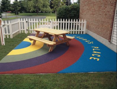 EverTop colorful outdoor sitting area.