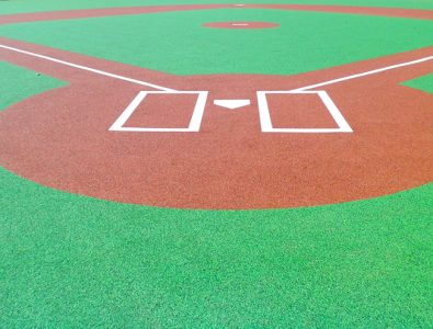 Miracle League all-rubber baseball field.