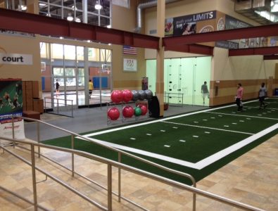 SportTurf Cushion in a 24-Hour Fitness.