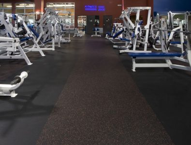 Basic Roll fitness center flooring.