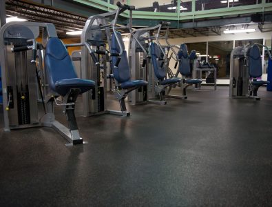 Basic Roll fitness center flooring.