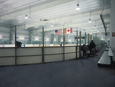 Basic Roll ice rink surround flooring.