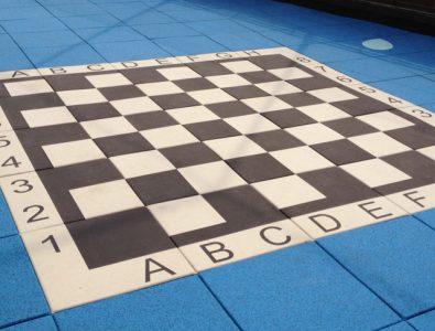  Performance UltraTile Play checkerboard playground.