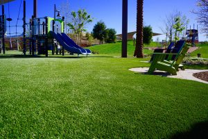 An installation of Surface America's PlayBound TurfTop at Linear Park