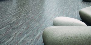 Elevate vinyl tile floor.