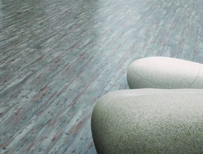 Elevate vinyl tile floor.