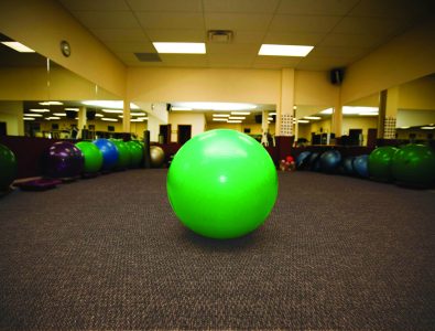 SportWeave carpet tile floor.