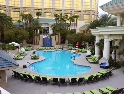 AquaFlex pool decking at the Four Seasons Hotel in Las Vegas, NV.