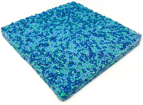 A cross section image of a square section of the AquaFlex product