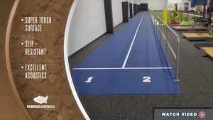 slip resistant indoor running track