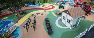 An installation of Surface America's PlayBound Poured-In-Place at Watkins Regional Park
