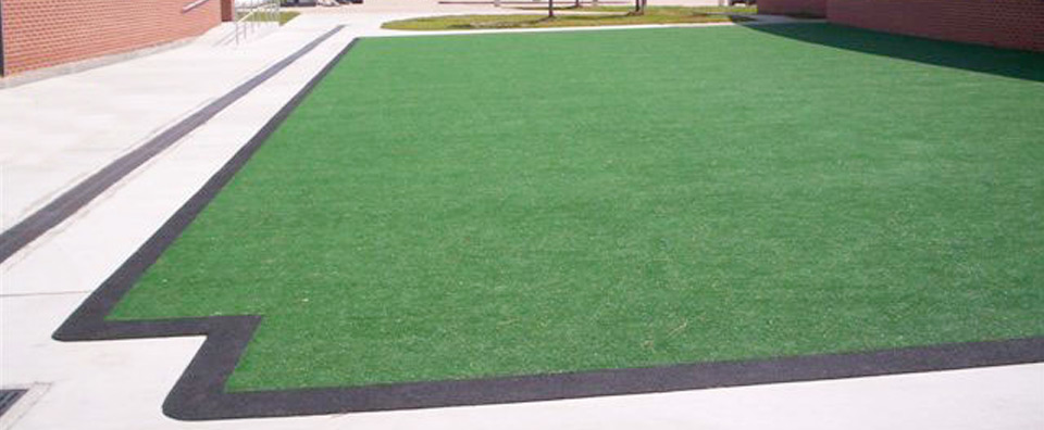 An installation of Surface America's RecSport Turf product at a school