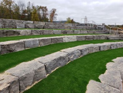 RecSport Turf installation at Seneca Amphitheater