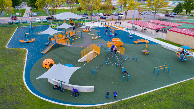 playground in North Mankato, MN Fallenstein