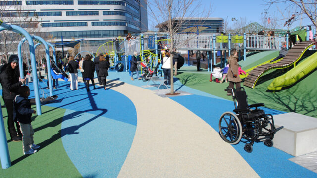 ada compliant rubber playground surfacing