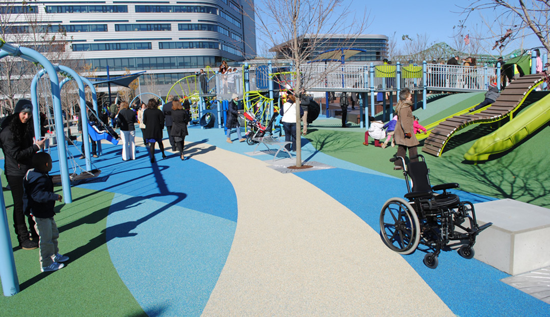 ada compliant rubber playground surfacing