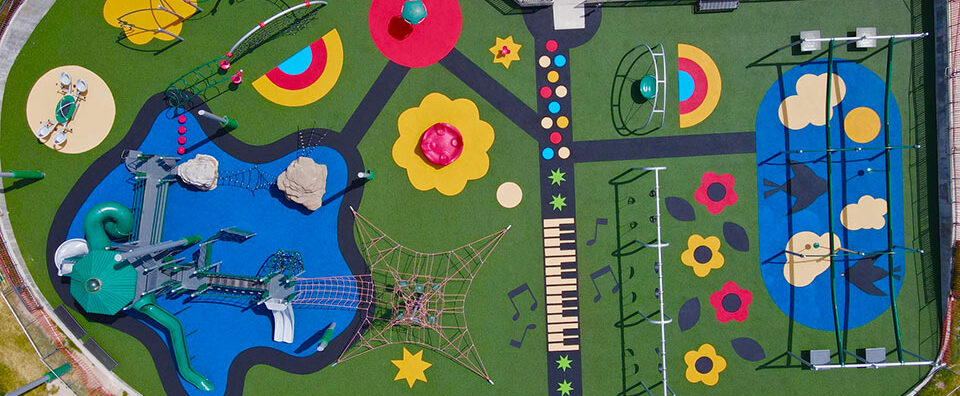 Holladay Park aerial view